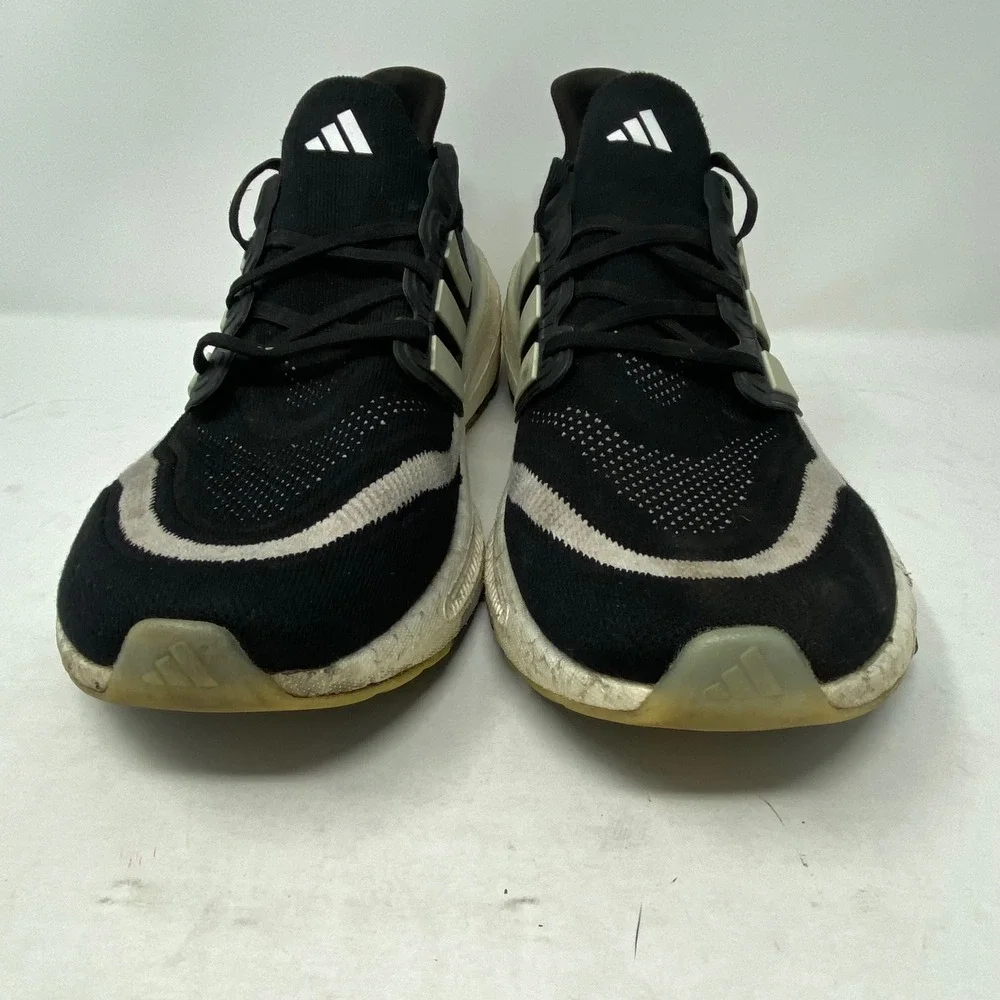 Adidas Ultraboost Light Mens Running Shoes Black White HQ6340 Size 13